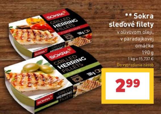 Sokra sleďové filety
