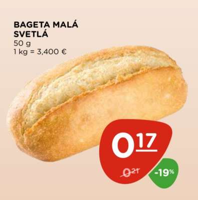Bageta malá svetlá