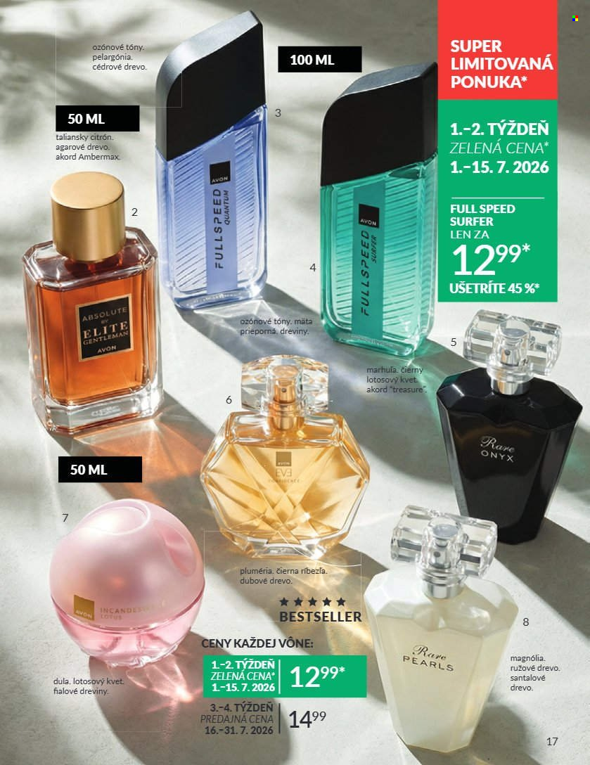 Leták Avon - 1.7.2026 - 31.7.2026. Strana 17