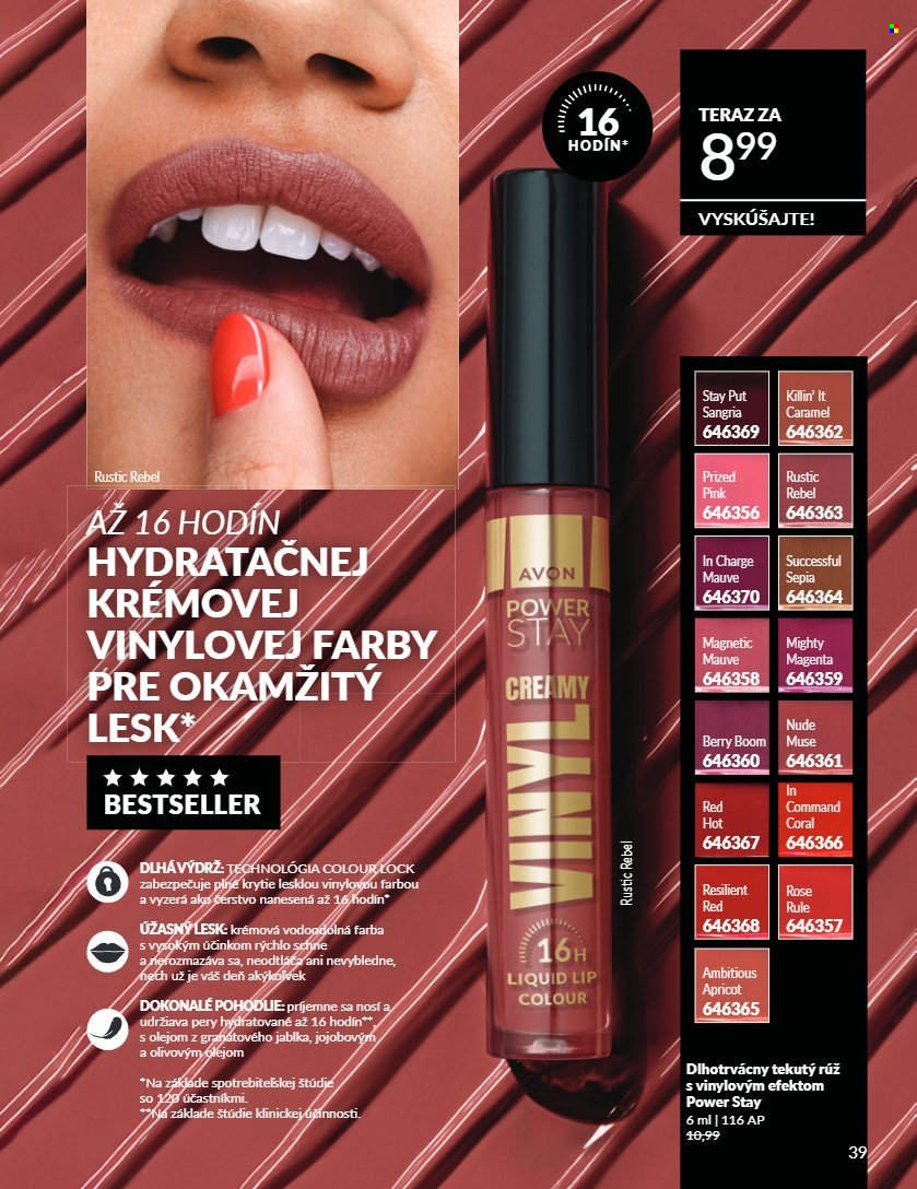 Leták Avon - 1.7.2026 - 31.7.2026. Strana 39