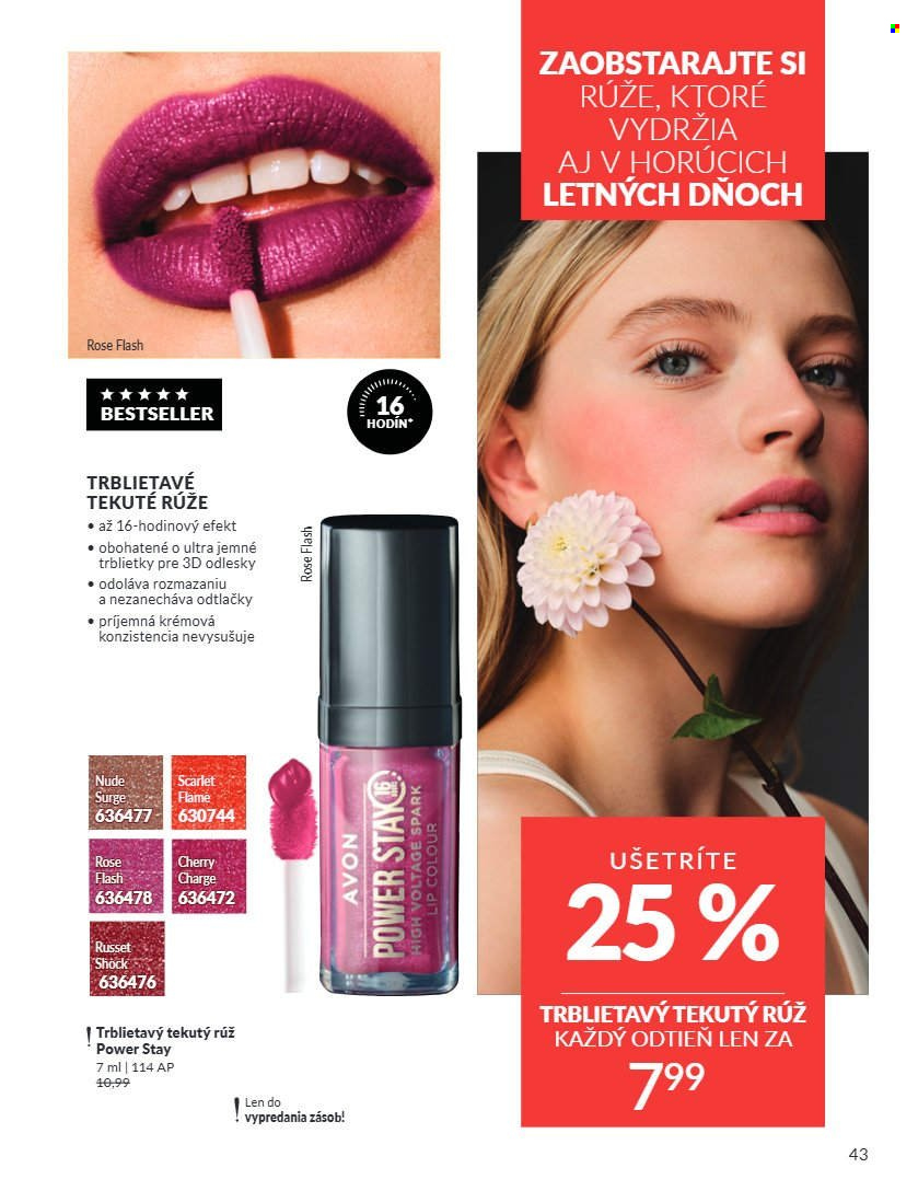 Leták Avon - 1.7.2026 - 31.7.2026. Strana 43