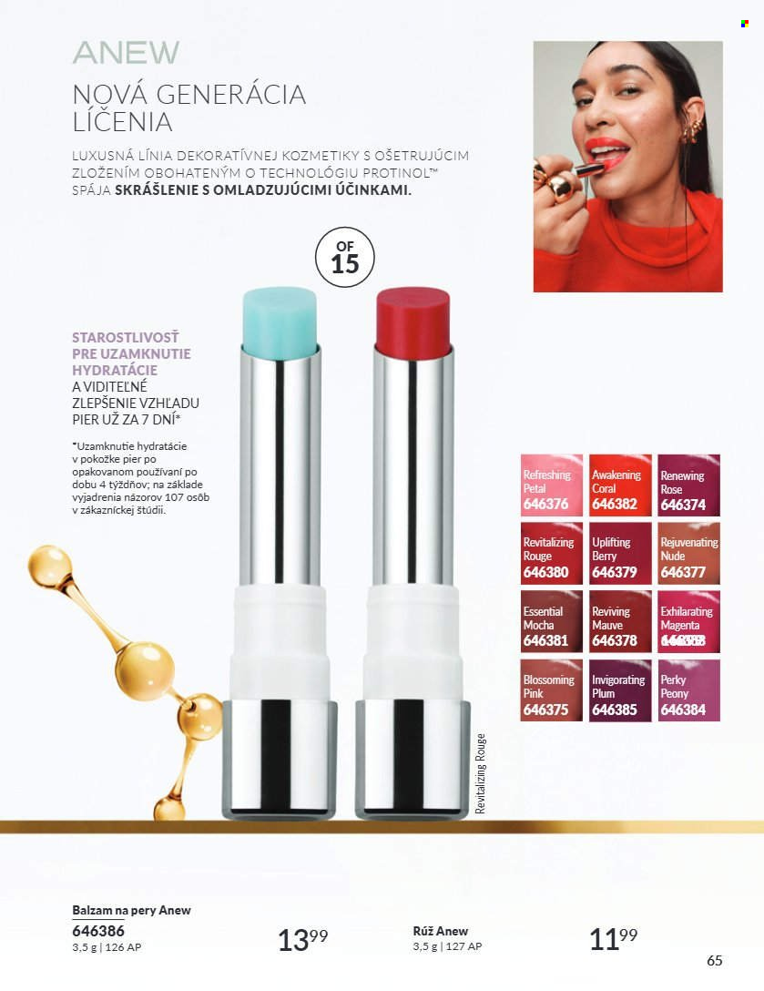 Leták Avon - 1.7.2026 - 31.7.2026. Strana 65