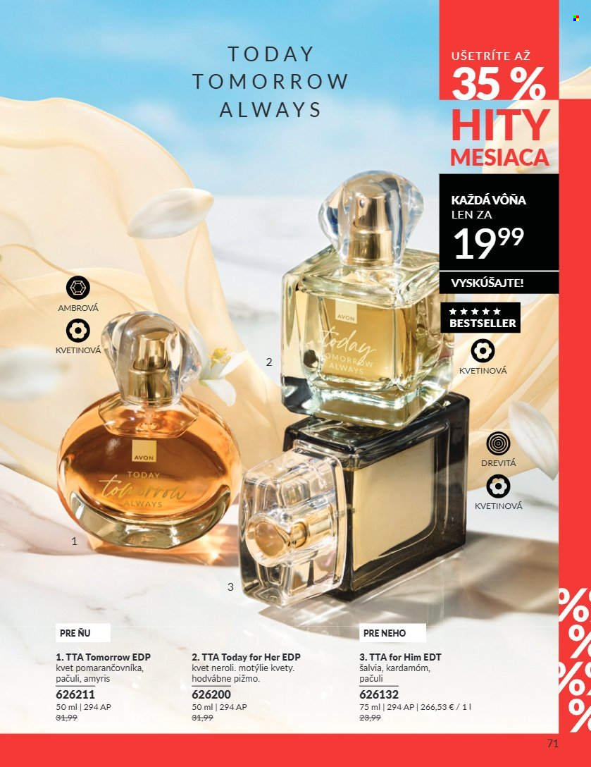 Leták Avon - 1.7.2026 - 31.7.2026. Strana 71