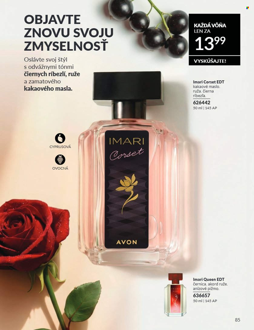 Leták Avon - 1.7.2026 - 31.7.2026. Strana 85