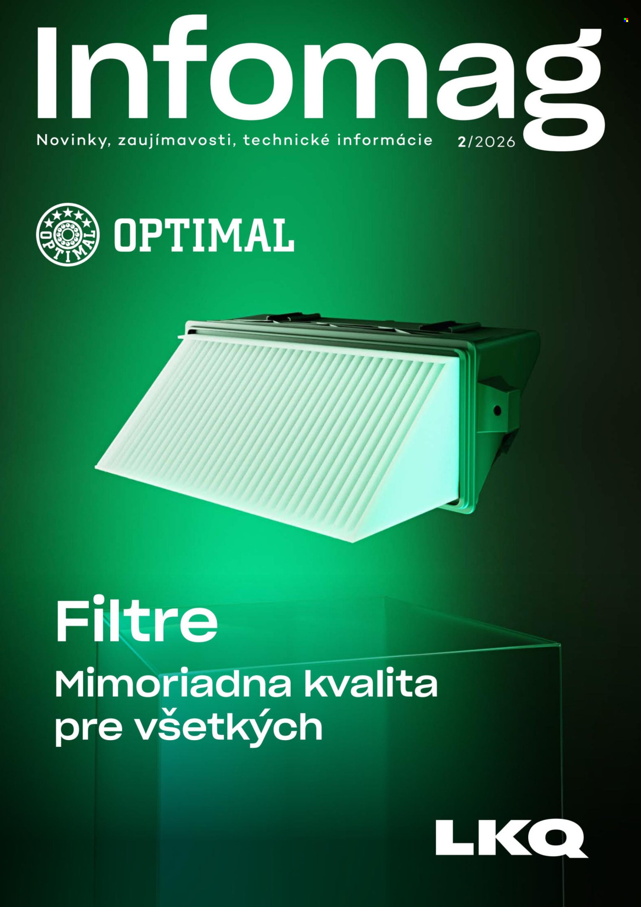 Leták LKQ. Strana 1