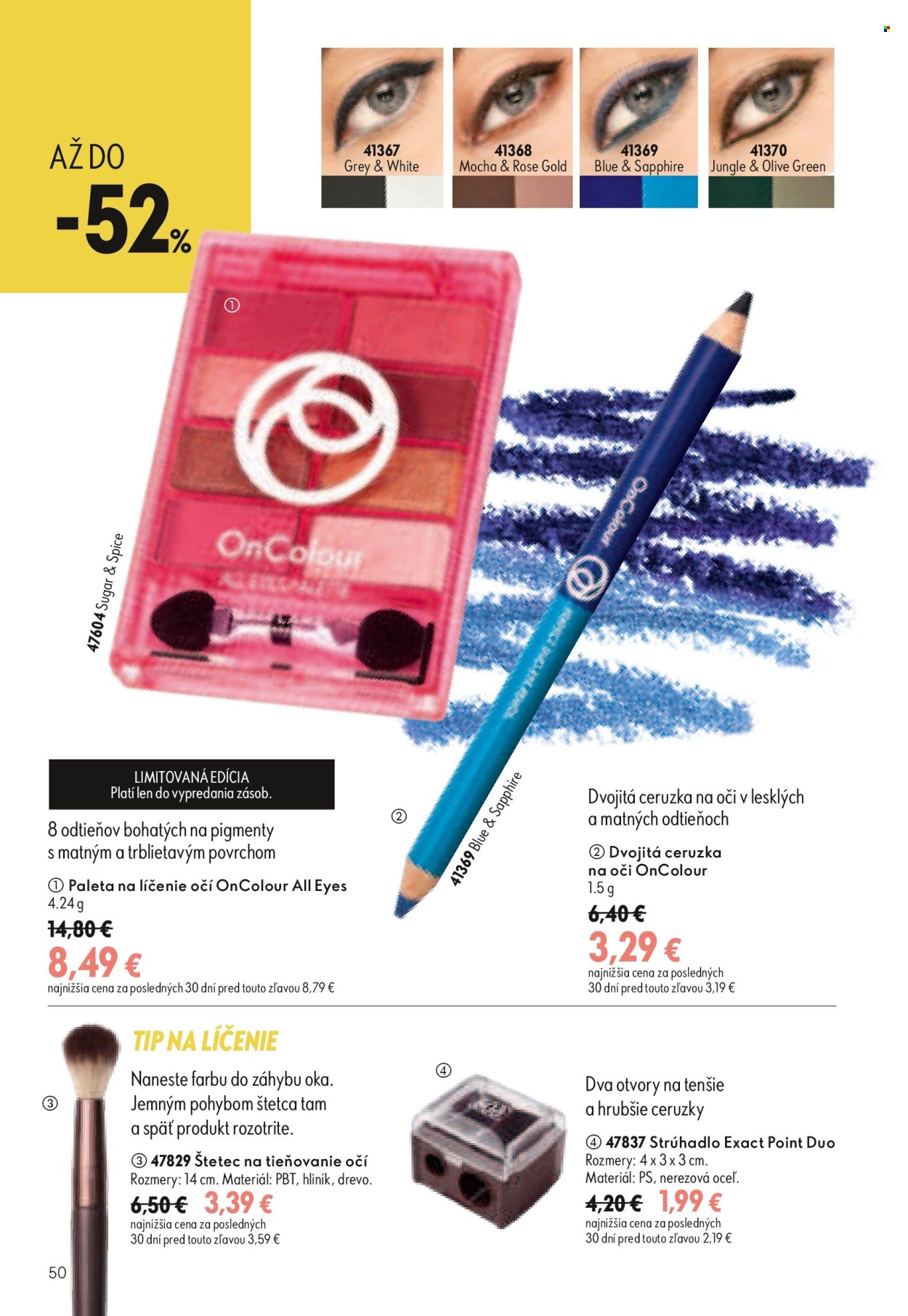 Leták Oriflame - 29.7.2026 - 18.8.2026. Strana 50