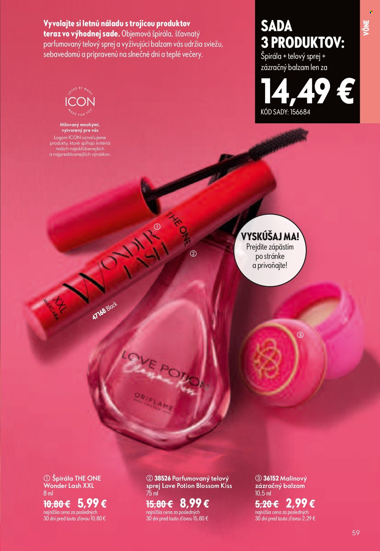 Leták Oriflame - 29.7.2026 - 18.8.2026. Strana 59