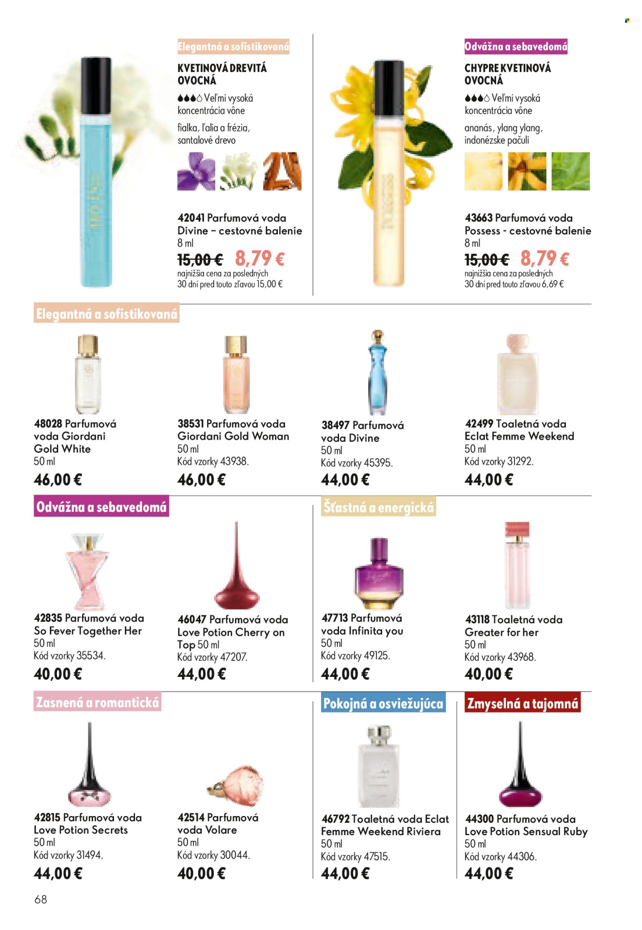 Leták Oriflame - 29.7.2026 - 18.8.2026. Strana 68