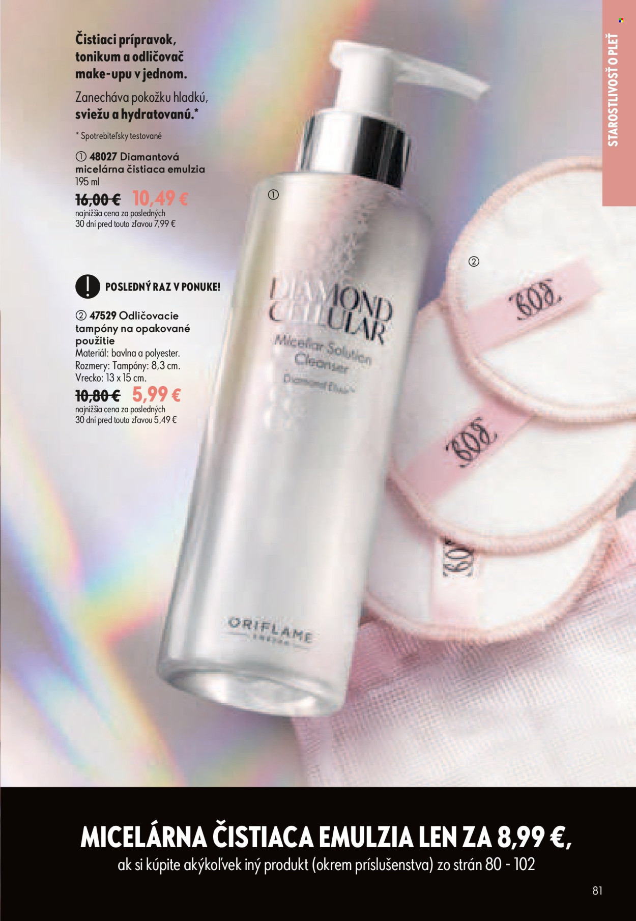 Leták Oriflame - 29.7.2026 - 18.8.2026. Strana 81