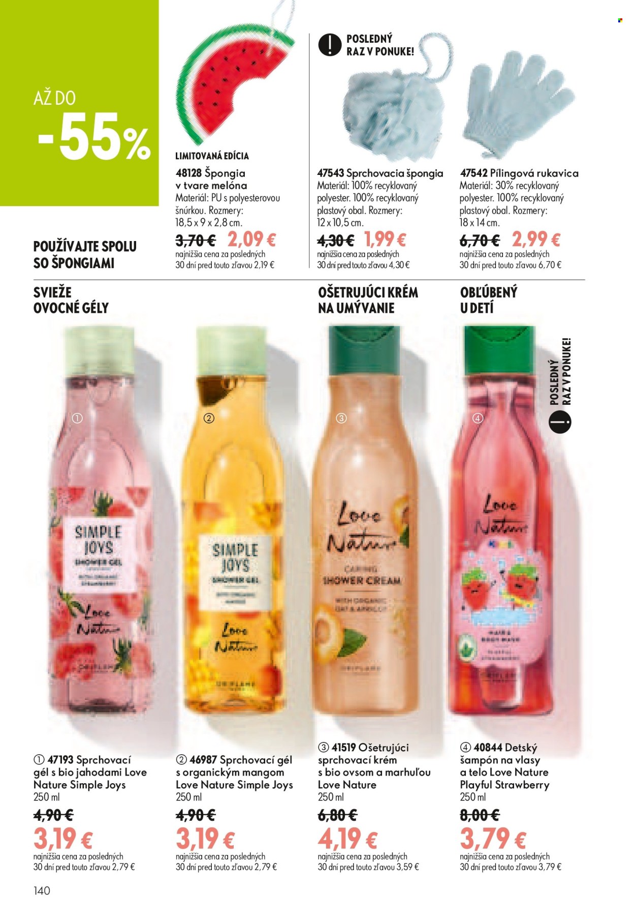 Leták Oriflame - 29.7.2026 - 18.8.2026. Strana 140
