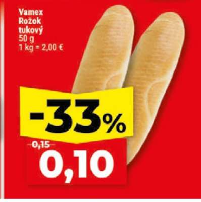 Vamex Rožok tukový