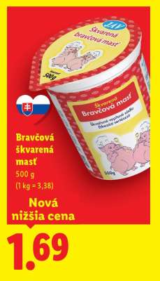 Bravčová škvarená masť