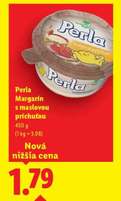 Perla margarín s maslovou príchuťou