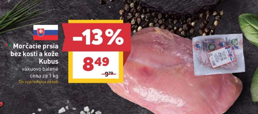 Morčacie prsia bez kosti a kože Kubus