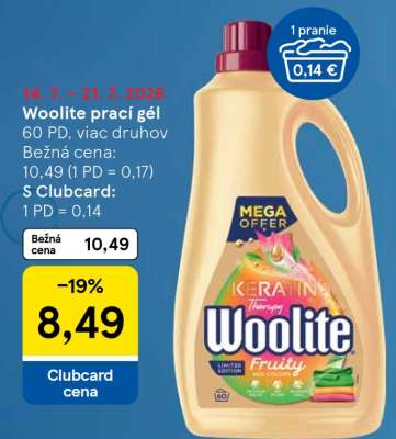 WOOLITE Prací gél
