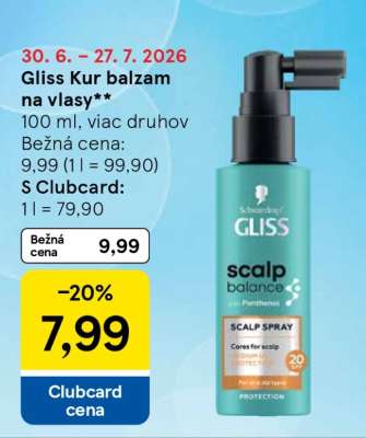 Gliss Kur balzam na vlasy