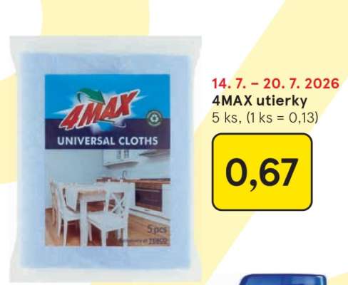 4MAX utierky