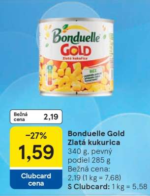Bonduelle Gold Zlatá kukurica