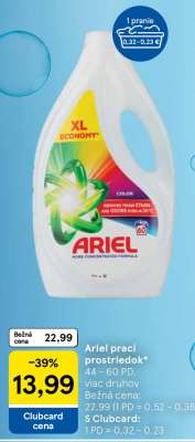 Ariel prací prostriedok