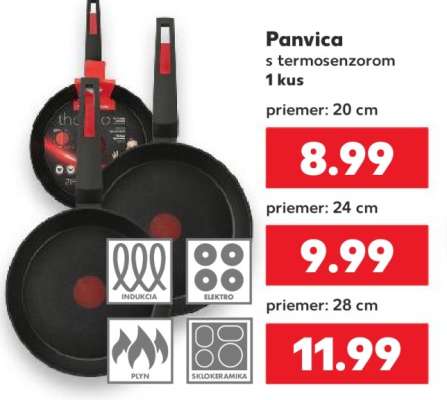 Panvica s termosenzorom 1 kus