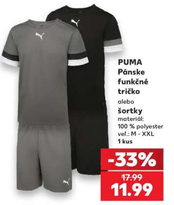 PUMA Pánske funkčné tričko alebo šortky