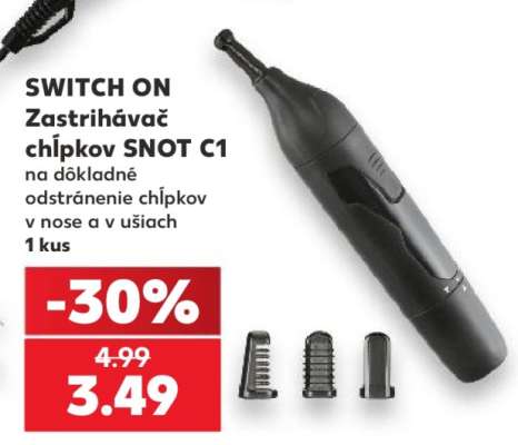 SWITCH ON Zastrihávač chĺpkov SNOT C1