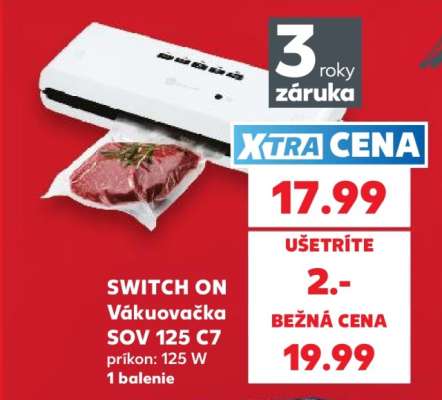 SWITCH ON Vákuovačka SOV 125 C7