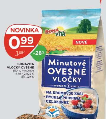 BONAVITA VLOČKY OVESNÉ