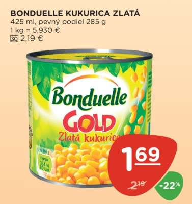 BONDUELLE KUKURICA ZLATÁ