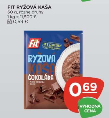 FIT Ryžová kaša