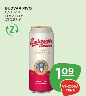 BUDVAR PIVO