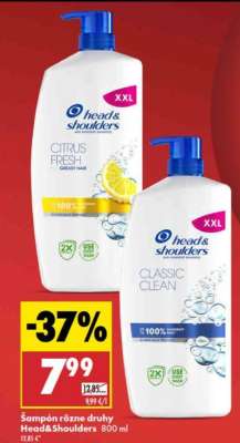 Šampón rôzne druhy Head&Shoulders