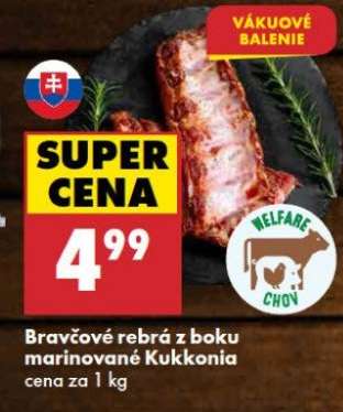 Bravčové rebrá z boku marinované Kukkonia