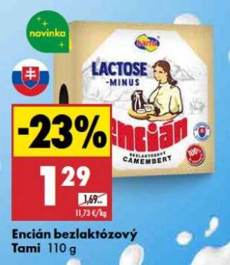 Encián bezlaktózový Tami 110 g
