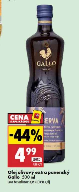 Olej olivový extra panenský Gallo 500 ml