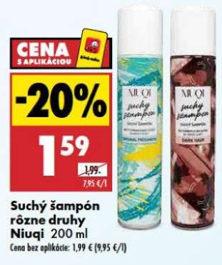 Suchý šampón rôzne druhy Niuqi 200 ml