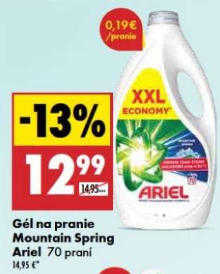 Gél na pranie Mountain Spring Ariel 70 praní