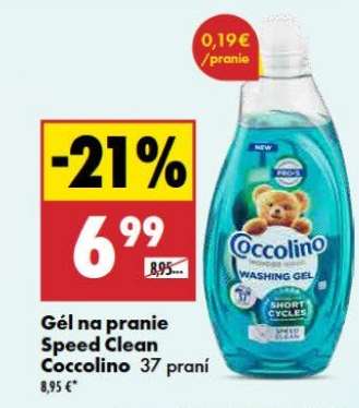 Gél na pranie Speed Clean Coccolino 37 praní