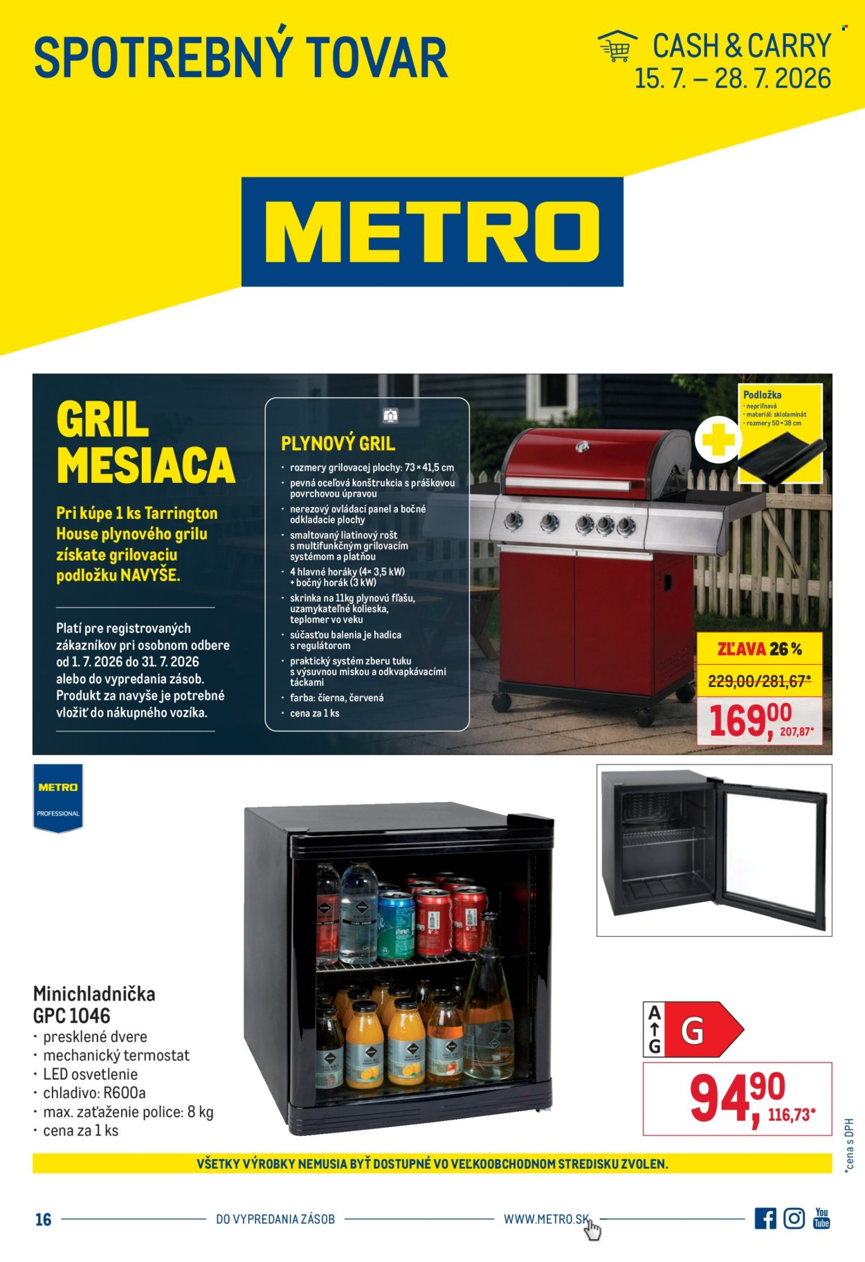 Leták Metro - 15.7.2026 - 28.7.2026. Strana 1