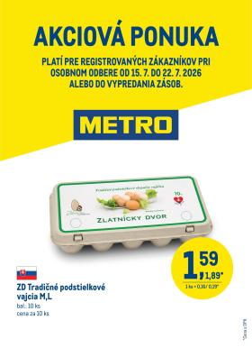 Metro - Akciová ponuka - vajíčka