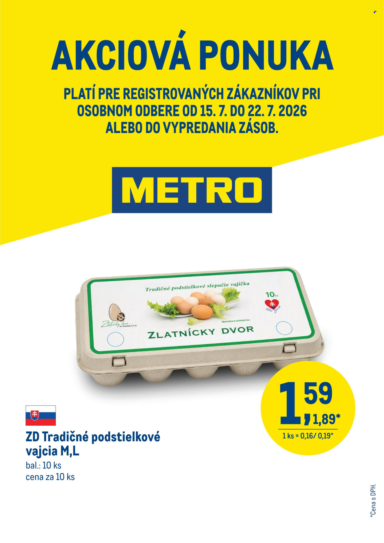 Leták Metro - 15.7.2026 - 22.7.2026. Strana 1