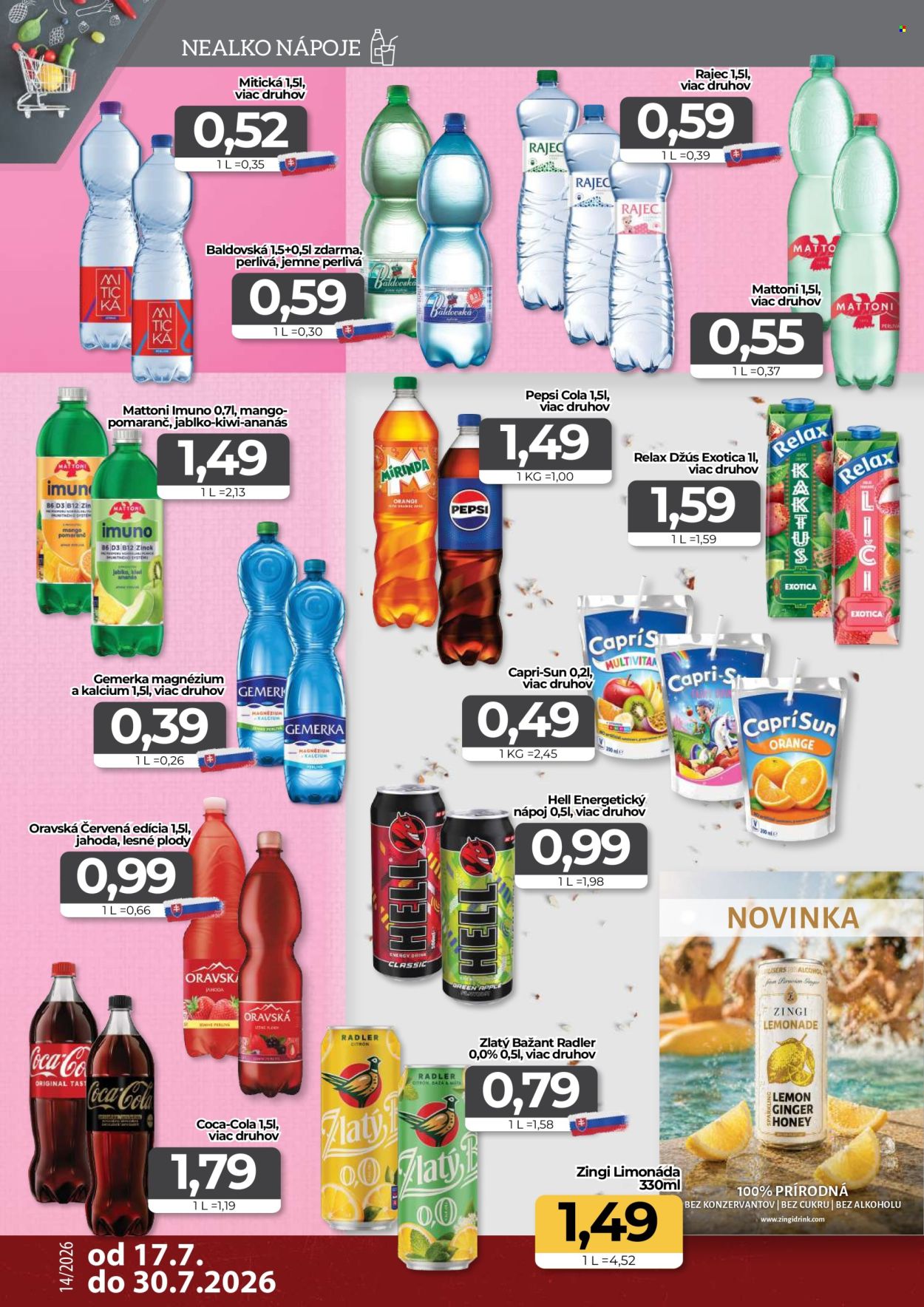 Leták CBA Komfos - 17.7.2026 - 30.7.2026. Strana 12