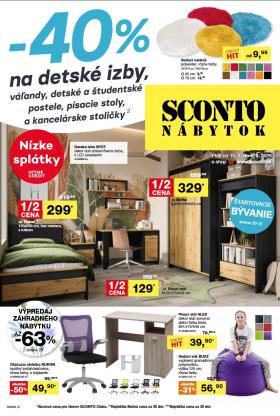 Sconto nábytok - Aktuálny leták
