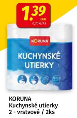 KORUNA Kuchynské utierky