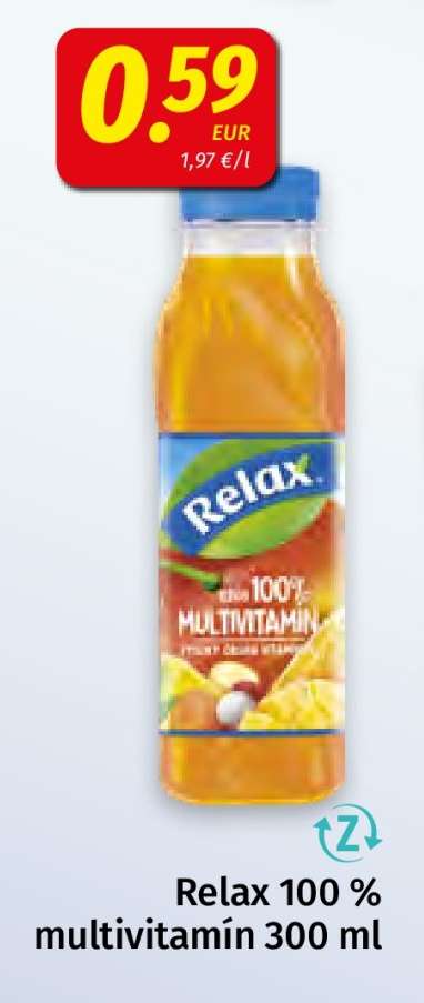 Relax 100 % multivitamín 300 ml