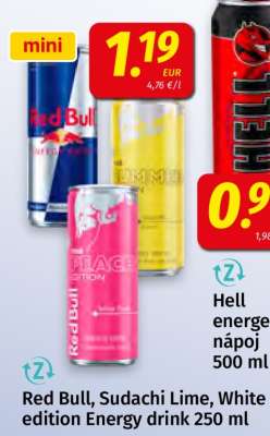 Red Bull, Sudachi Lime, White edition Energy drink 250 ml