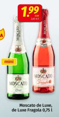 Moscato de Luxe, de Luxe Fragola 0,75 l