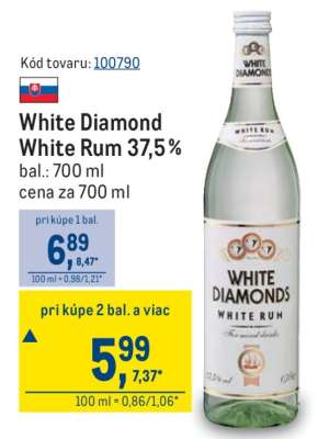 White Diamond White Rum 37,5%