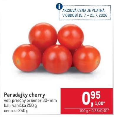 Paradajky cherry