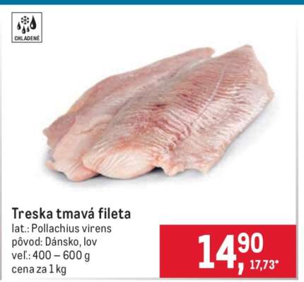 Treska tmavá fileta
